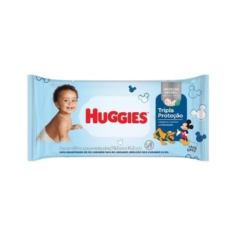 Toalhas Umedecidas Huggies Higiene Diária 88 Unidades - Imagem 1