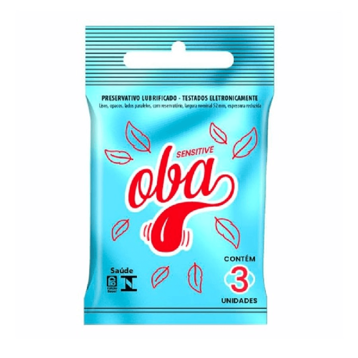 Preservativo Oba Sensitive 3 Unidades