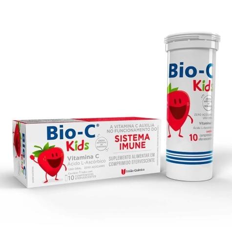 Bio-C Kids Sabor Morango 10 Comprimidos Efervescentes - Imagem 1