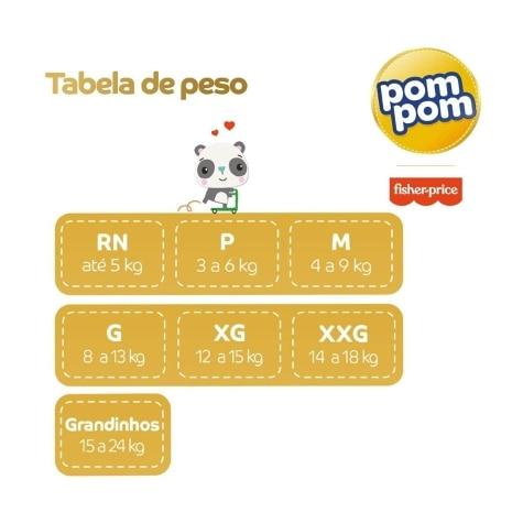 Fralda Pom Pom Protek Proteção de Mãe G 24 Unidades - Imagem 3