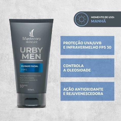 Loção Urby Men 3 em 1 FPS30 Facial 60ml - Imagem 4