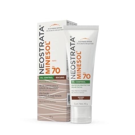 Protetor Solar Facial Neostrata Minesol Oil Control FPS70 Pele Mista a Oleosa Cor Escuro 40g - Imagem 2