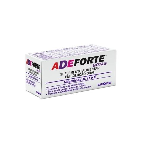 Adeforte Solução Oral Sabor Laranja 15ml - Imagem 1