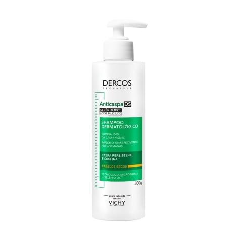 Shampoo Dercos Anticaspa DS Vichy Cabelo Seco 300g - Imagem 1