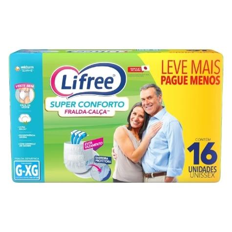 Fralda-Calça Geriátrica Lifree Super Conforto Unissex P-M 16 Unidades Leve mais Pague menos - Imagem 1