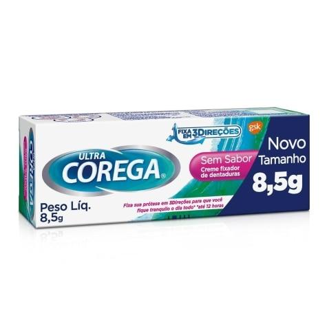 Creme Fixador de Dentadura Ultra Corega Sem Sabor 8,5g - Imagem 1