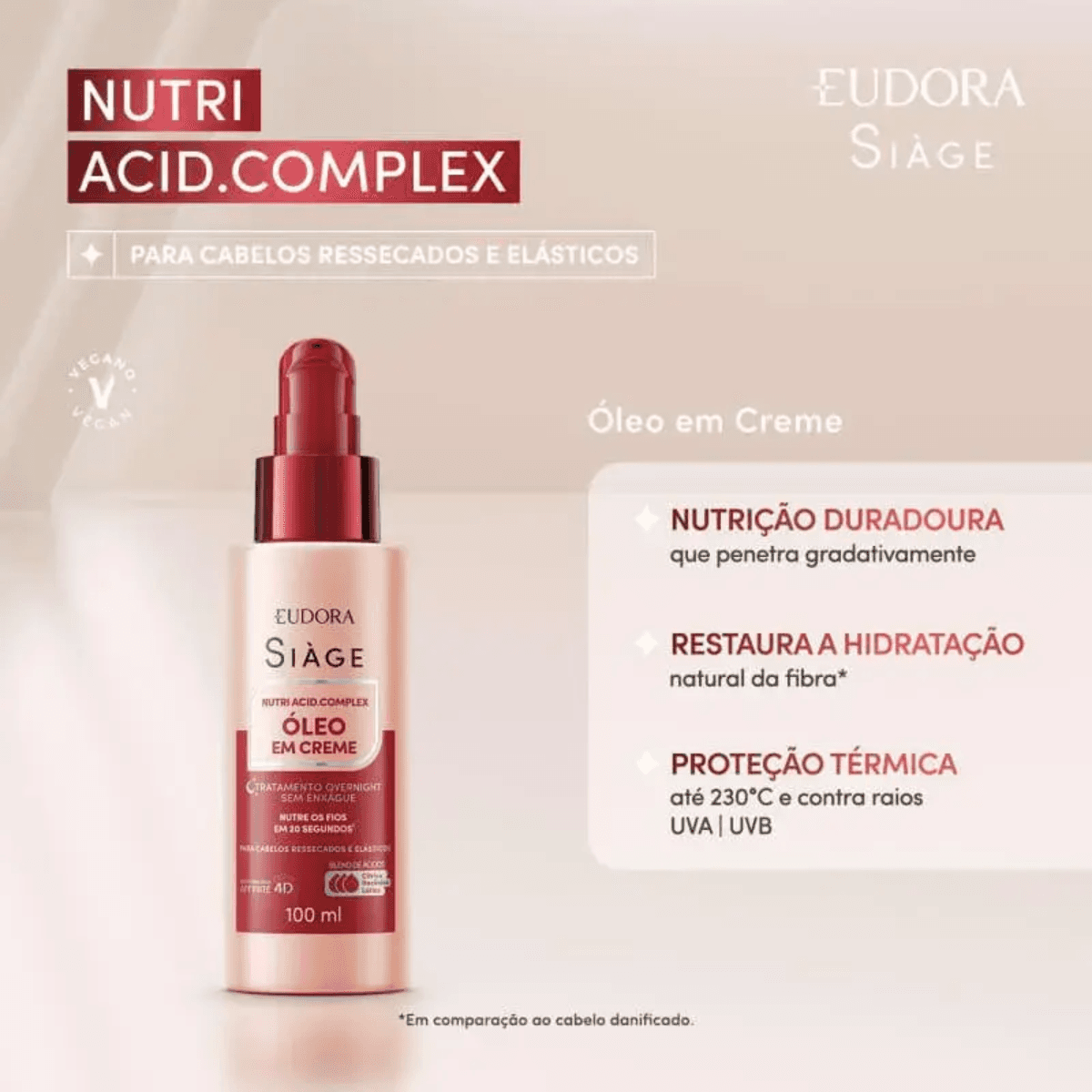 Óleo em Creme Siàge Nutri Acid Complex 100ml - Imagem 2