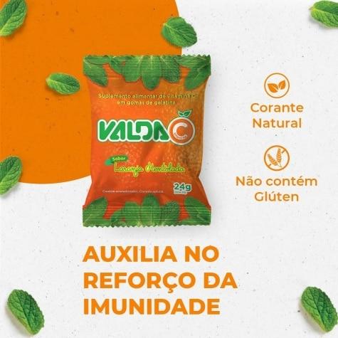 Pastilhas Valda C Sabor Laranja Mentolada 24g - Imagem 2