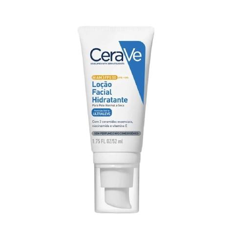 Loção Hidratante Facial CeraVe AM FPS 50 52ml - Imagem 1