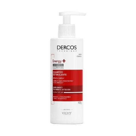 Shampoo Dercos Energy+ Vichy Antiqueda Cabelo 400g - Imagem 1