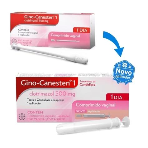 Gino- Canesten Clotrimazol 500 mg 1 Cápsulas Moles Vaginal + 1 Aplicador - Imagem 2