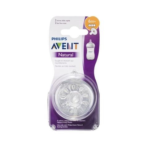 Bico para Mamadeira Philips Avent Pétala Nº4 2 Unidades - Imagem 1