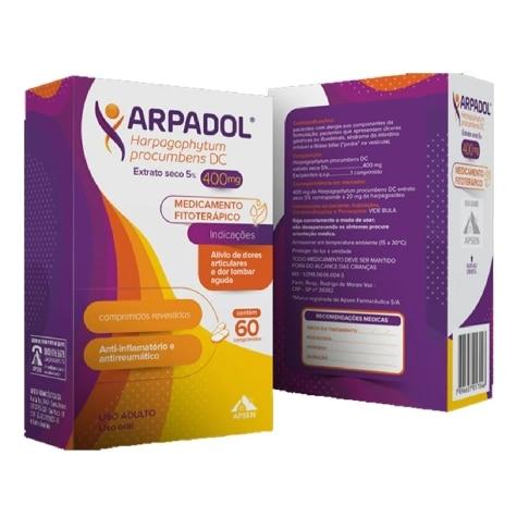 Arpadol Harpagophytum Procumbens 400mg 60 Comprimidos Revestidos - Imagem 2