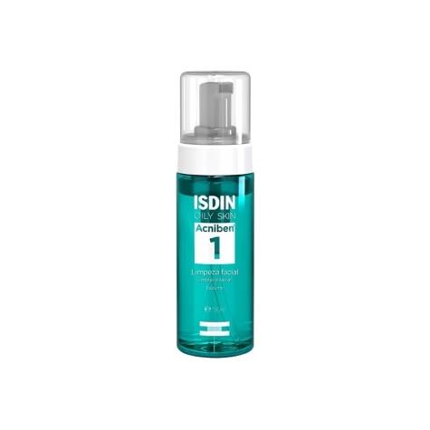 Espuma de Limpeza Isdin Oily Skin Acniben 1 Rosto 150ml - Imagem 1