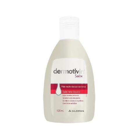 Sabonete Líquido Dermotivin Salix Facial 120ml - Imagem 1