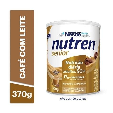 Complemento Alimentar Nutren Senior Sabor Café com Leite 370g - Imagem 2