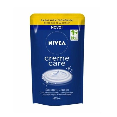 Sabonete Hidratante Líquido Nivea Creme Care Refil 200ml - Imagem 1