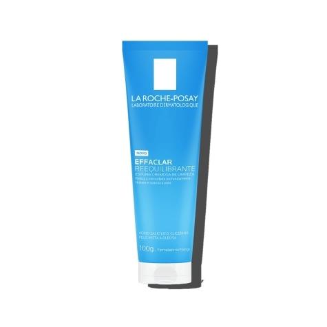 Espuma Cremosa de Limpeza La Roche-Posay Effaclar Reequilibrante Rosto 100g - Imagem 1