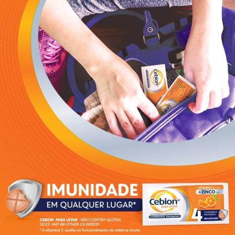 Cebion para Levar 4 Comprimidos Mastigáveis - Imagem 2