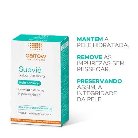 Sabonete em Barra Suavié Pele Sensível Rosto e Corpo 70g - Imagem 4