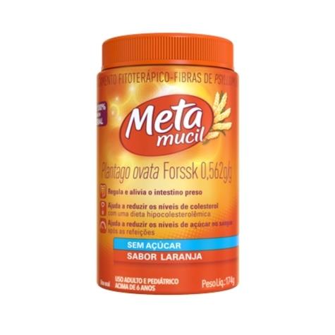 Metamucil 0,562g Sabor Laranja sem Açúcar 174g - Imagem 1
