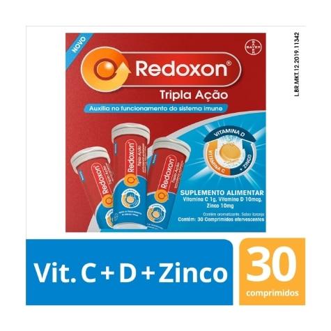 Redoxon Tripla Ação 30 Comprimidos Efervescentes - Imagem 2