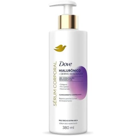 Sérum Hidratante Corporal Dove Hialurônico + Dermo Renovador 380ml - Imagem 1