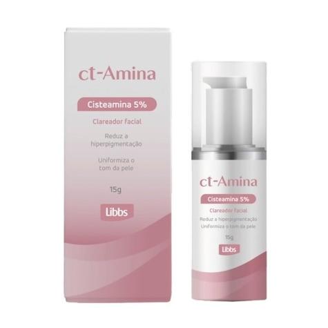 Creme Ct-Amina Cisteamina 5% Clareador Facial Libbs 15g - Imagem 1
