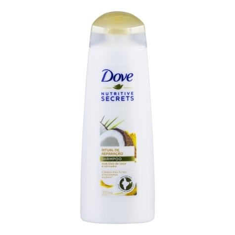 Shampoo Dove Ritual de Reparação Cabelos Danificados 200ml - Imagem 1