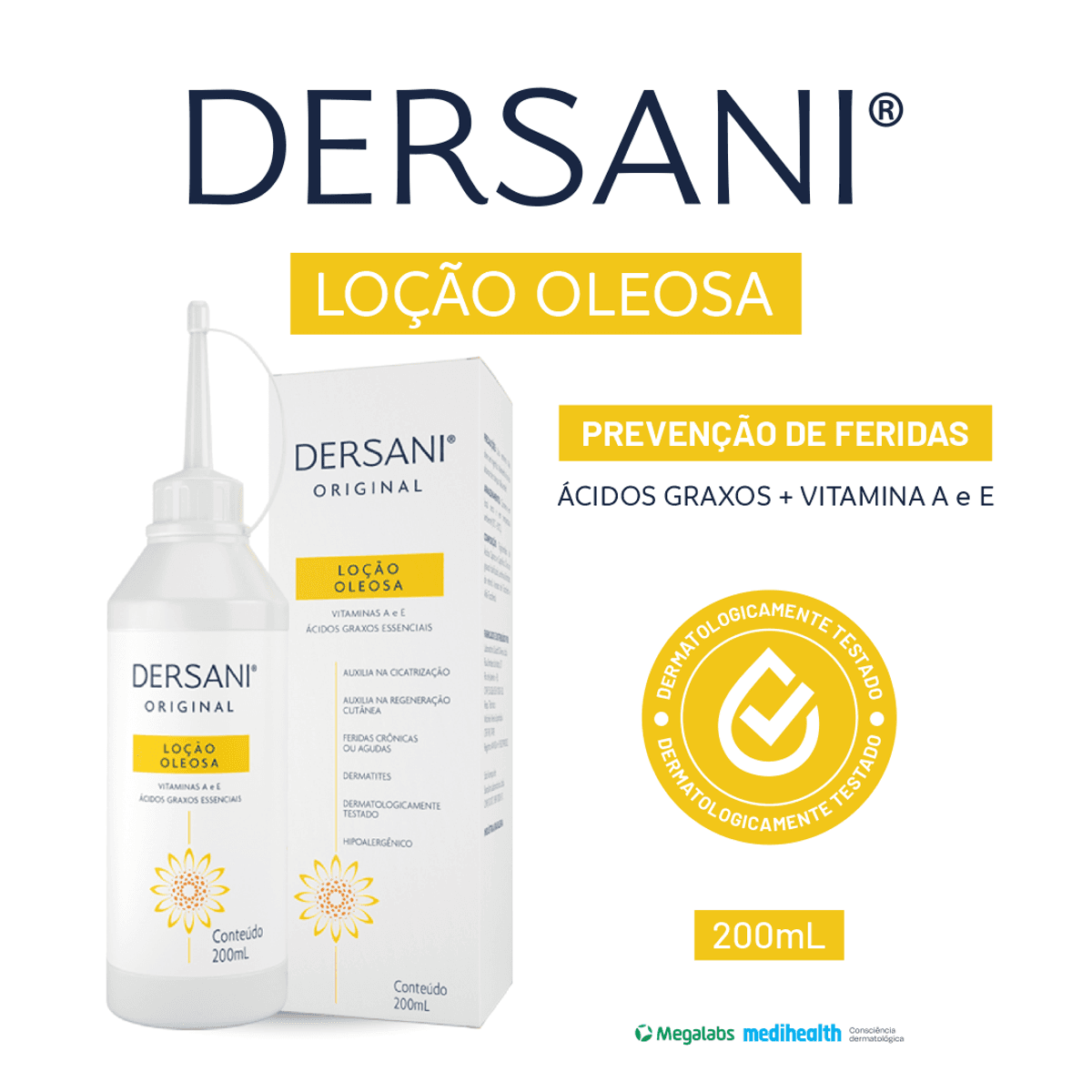 Loção Oleosa Dersani Original 200ml - Imagem 2