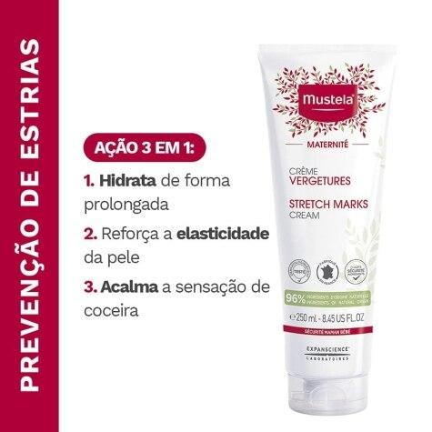 Creme Antiestrias Mustela Maternité 3 em 1 250ml - Imagem 4