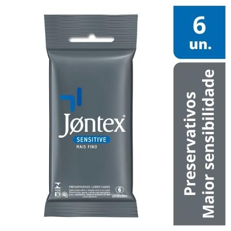 Preservativo Jontex Sensitive 6 Unidades - Imagem 1