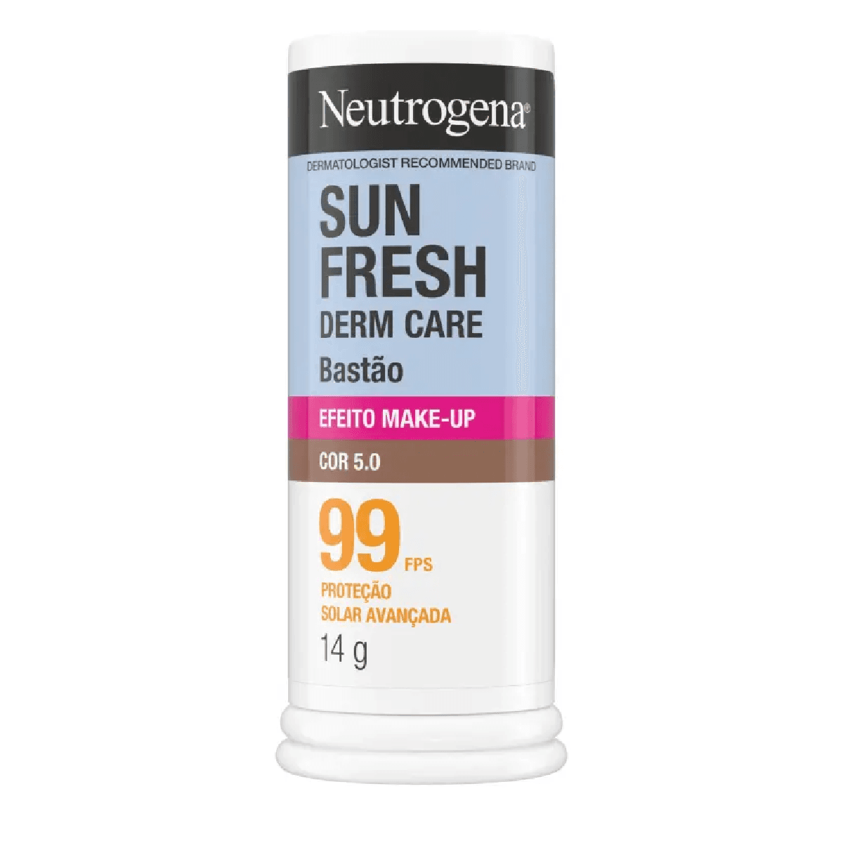 Protetor Solar Facial em Bastão Neutrogena Sun Fresh FPS 99 Cor 5.0 14g - Imagem 1