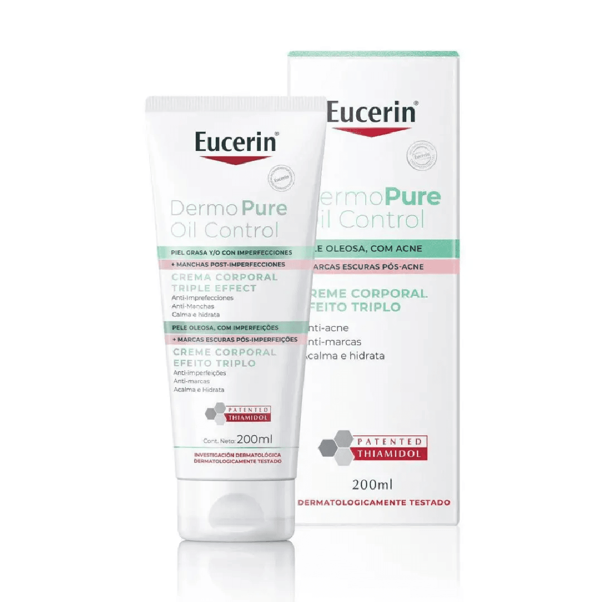 Creme Corporal Eucerin Dermo Pure Efeito Triplo 200ml - Imagem 1