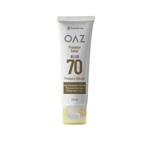Protetor Solar Facial e Corporal OAZ FPS70 200ml - Imagem 1
