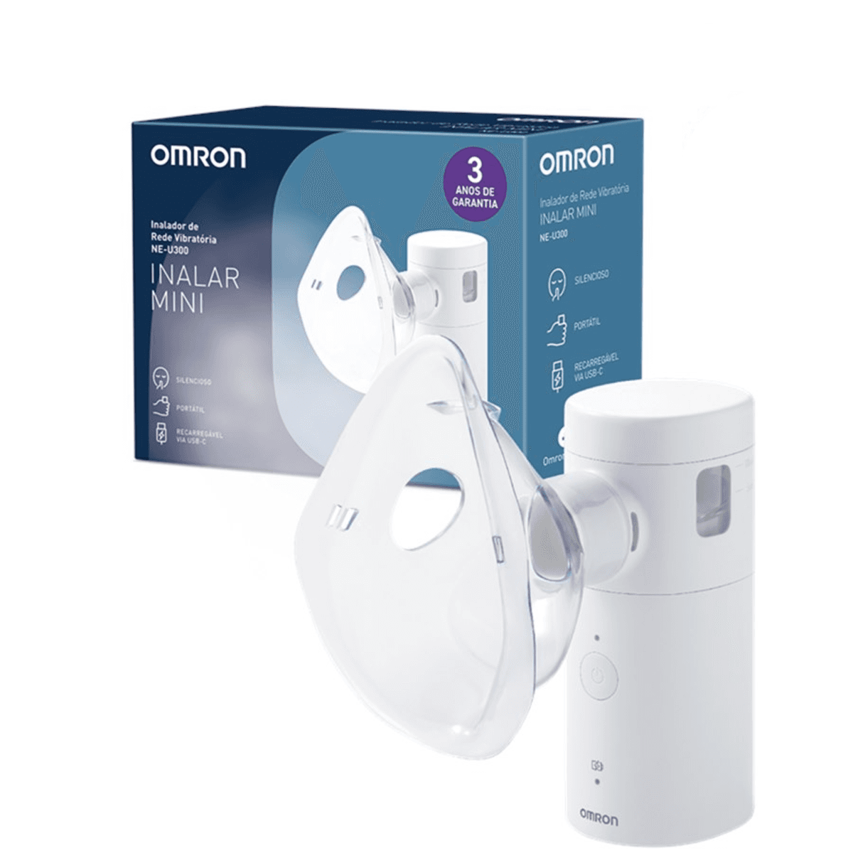 Inalador Portátil Omron Inalar Mini NE-U300 - Imagem 1