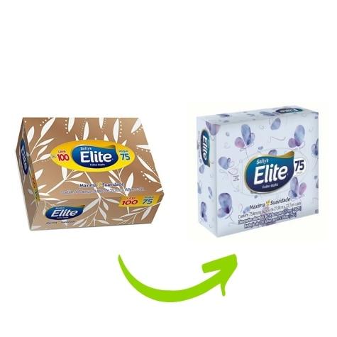 Lenços de Papel Softy's Elite 75 Unidades - Imagem 2