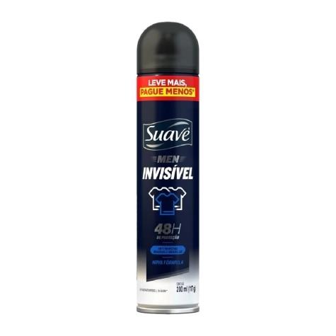 Desodorante Aerosol Suave Men Invisível 48h 200ml - Imagem 1