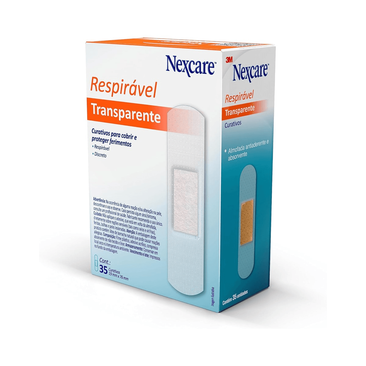 Curativo Nexcare Transparente 35 Unidades - Imagem 2