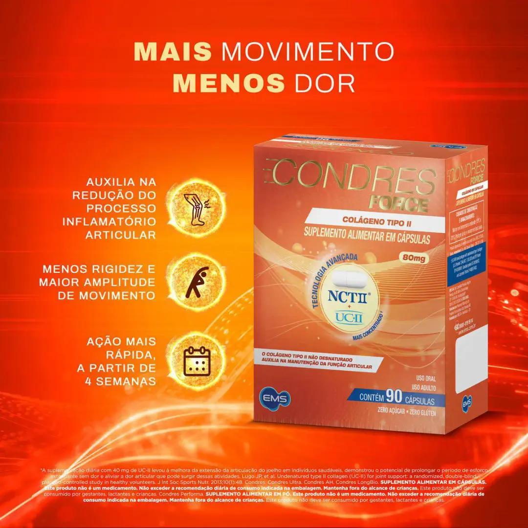 Colágeno Tipo II Condres Force 90 cápsulas - Imagem 2