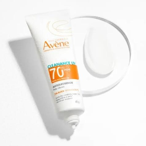Protetor Solar Facial Avène Cleanance UV FPS70 Incolor 40g - Imagem 4