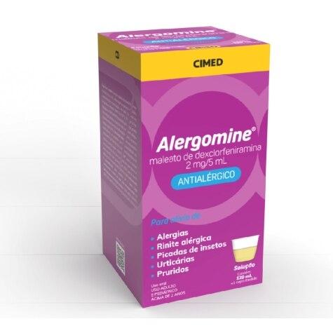 Alergomine 2mg/5ml Solução Oral 120ml - Imagem 1