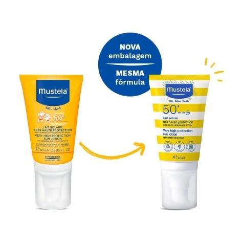 Protetor Solar Facial e Corporal Mustela Bebê FPS50+ 40ml - Imagem 2