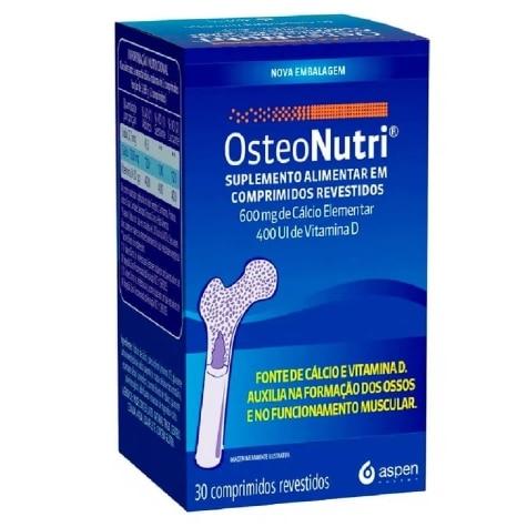Osteonutri 600mg + 400UI 30 Comprimidos Revestidos - Imagem 1