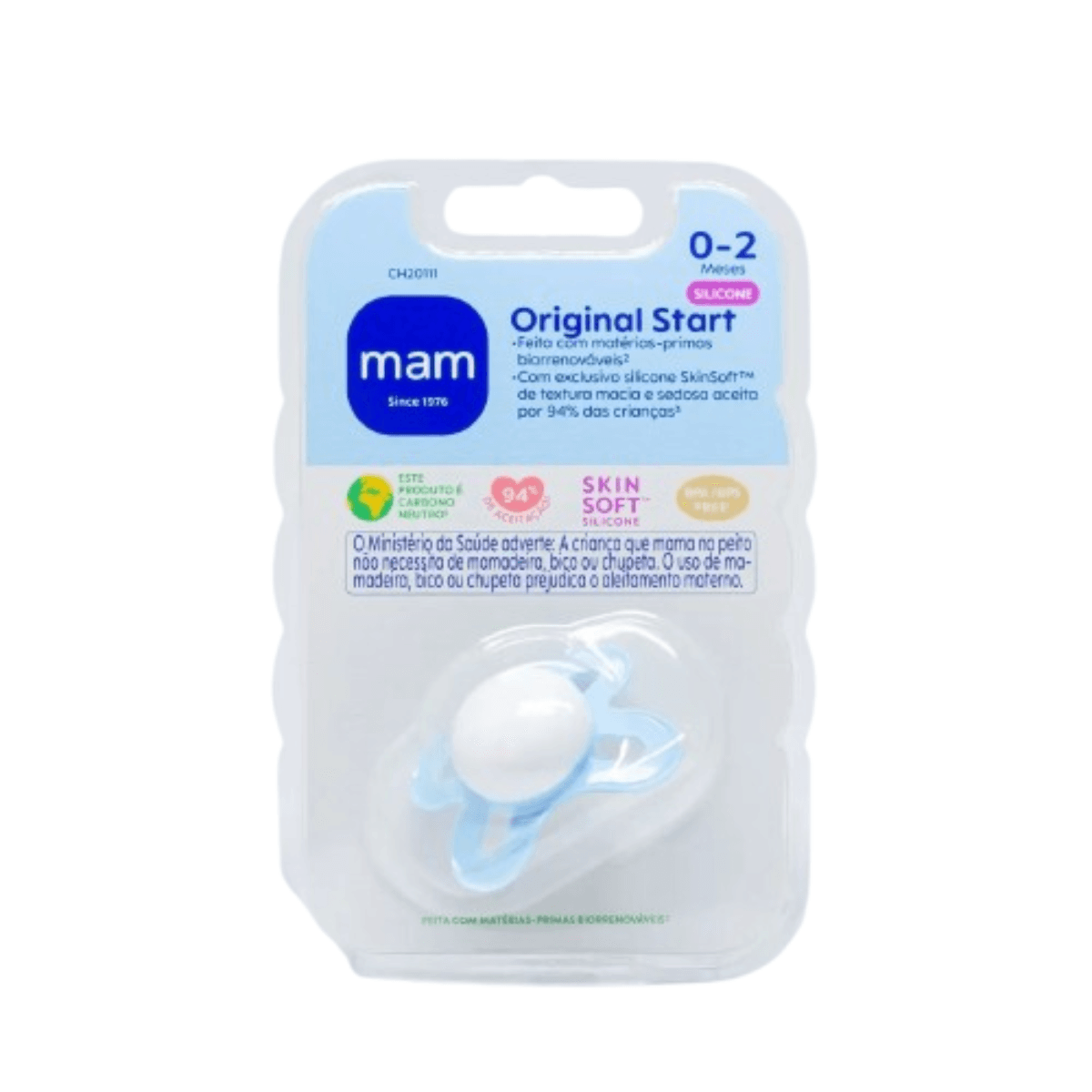 Chupeta MAM Start 0-2 meses Azul - Imagem 1