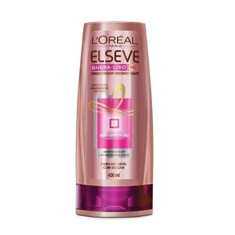 Condicionador Elseve Quera-Liso Cabelo Liso 400ml - Imagem 1