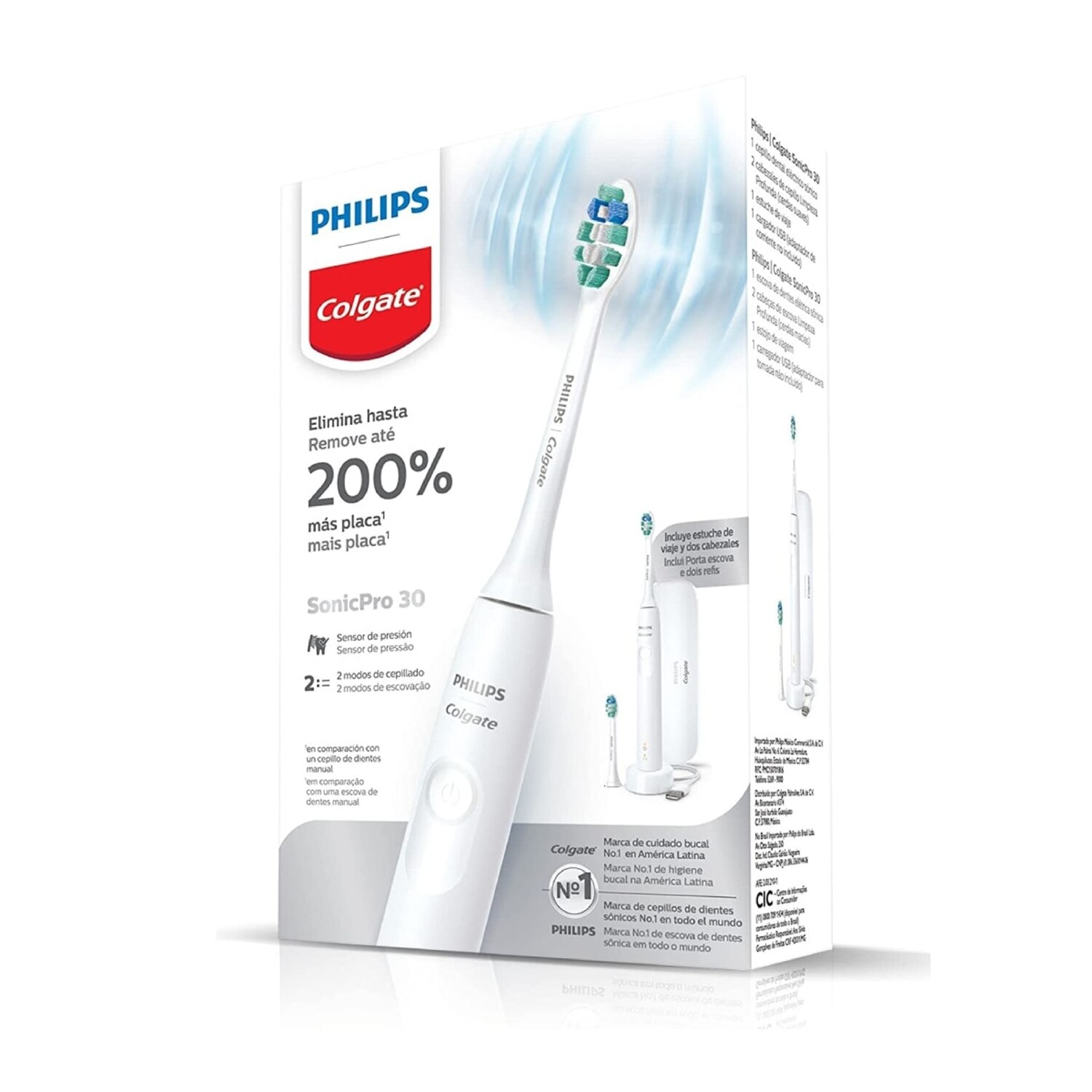 Escova Dental Eletrica Philips Colgate SonicPro 30