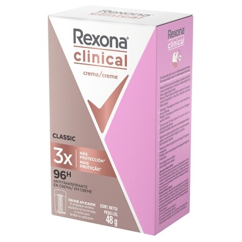 Antitranspirante Creme Classic Rexona Clinical 48g - giassi
