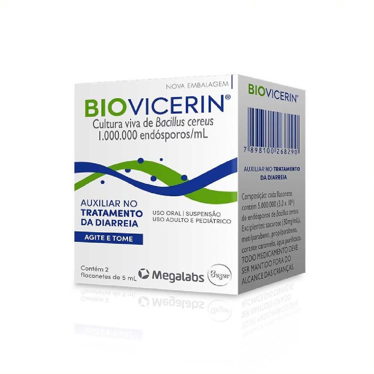 Biovicerin Suspensao Oral 2 Flaconetes de 5ml