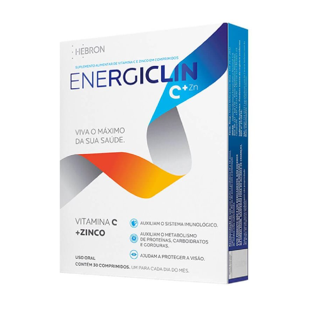 Energiclin C + Zinco 30 Comprimidos